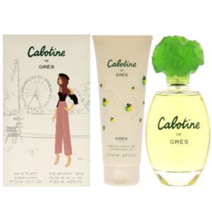 Cabotine 2 Piece GiftSet Edt 3.4oz and Body Lotion 6.7 oz for Women By Gres