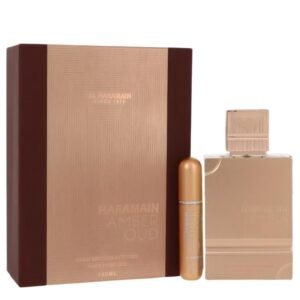 Amber Oud Gold Extreme 3.4 oz Giftset For Women By Al Haramain