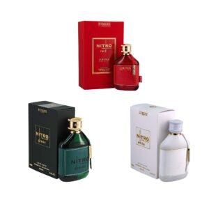 Nitro Green and Nitro White and Nitro Red by Dumont EDP 3.4 oz Combo Pack For Men