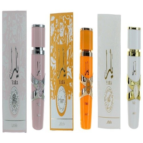 Yara and Yara Moi and Yara Tous by Lattafa EDP 3.4 oz Combo pack for Women