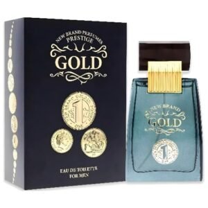 New Brand Prestige Gold For Men Edt Sp 3.3oz