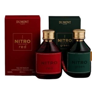 Nitro Red and Nitro Green by Dumont EDP Combo Pack 3.4 oz For Men