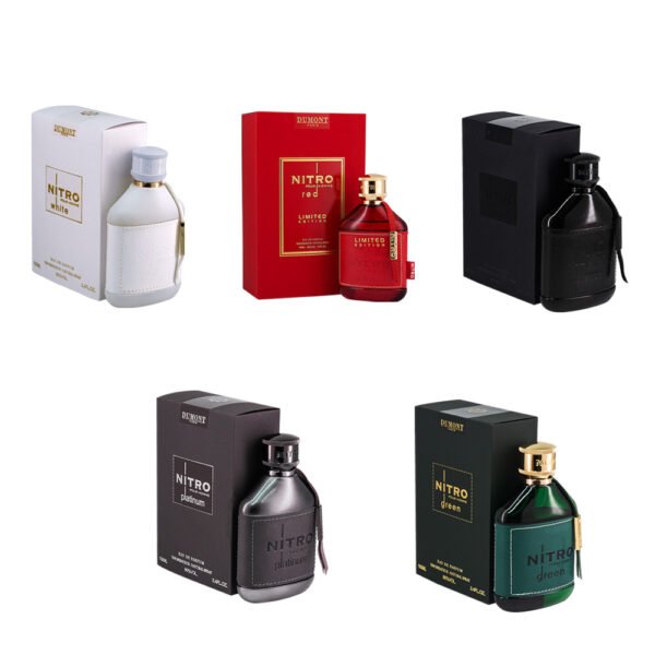 Nitro White, Nitro Red, Nitro Intense, Nitro Platinum, Nitro Green by Dumont EDP 3.4 oz For Men