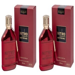 Dumont Men's Nitro Red Intensely EDP Spray 3.4 oz Set of 2 New Fragrances