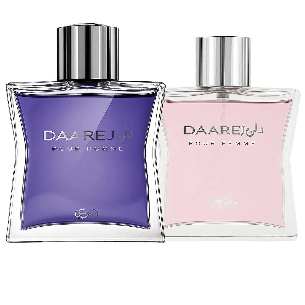 Daarej by Rasasi EDP 3.4 oz Combo Pack for Men and Women