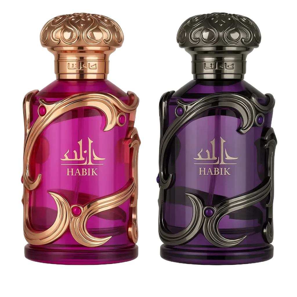 Habik by Lattafa EDP 3.4 oz 2-Piece Combo Pack for Men and Women