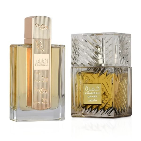 Angham and Khamrah Qahwa by Lattafa Edp 3.4 oz
