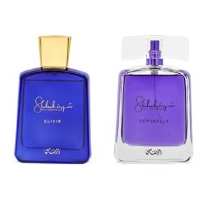Shuhrah Sensuelle for Women & Shuhrah Elixir for Men EDP 3.0 oz Combo Pack by Rasasi