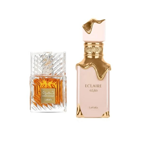 Khamrah and Eclaire  by Lattafa Combo Pack Edp 3.4 oz
