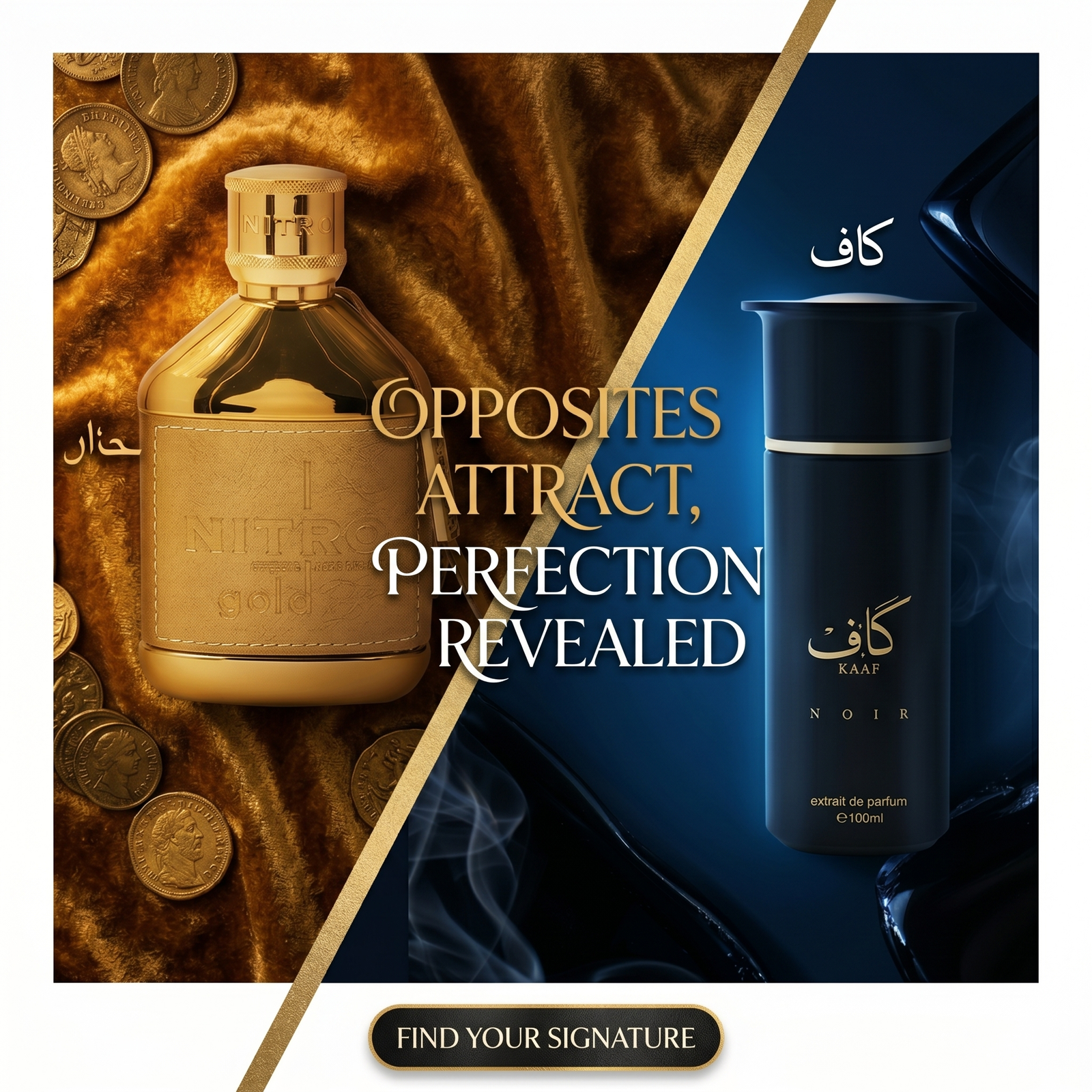 Exploring Nitro Gold and Kaaf Noir: A Fragrance Duo Review