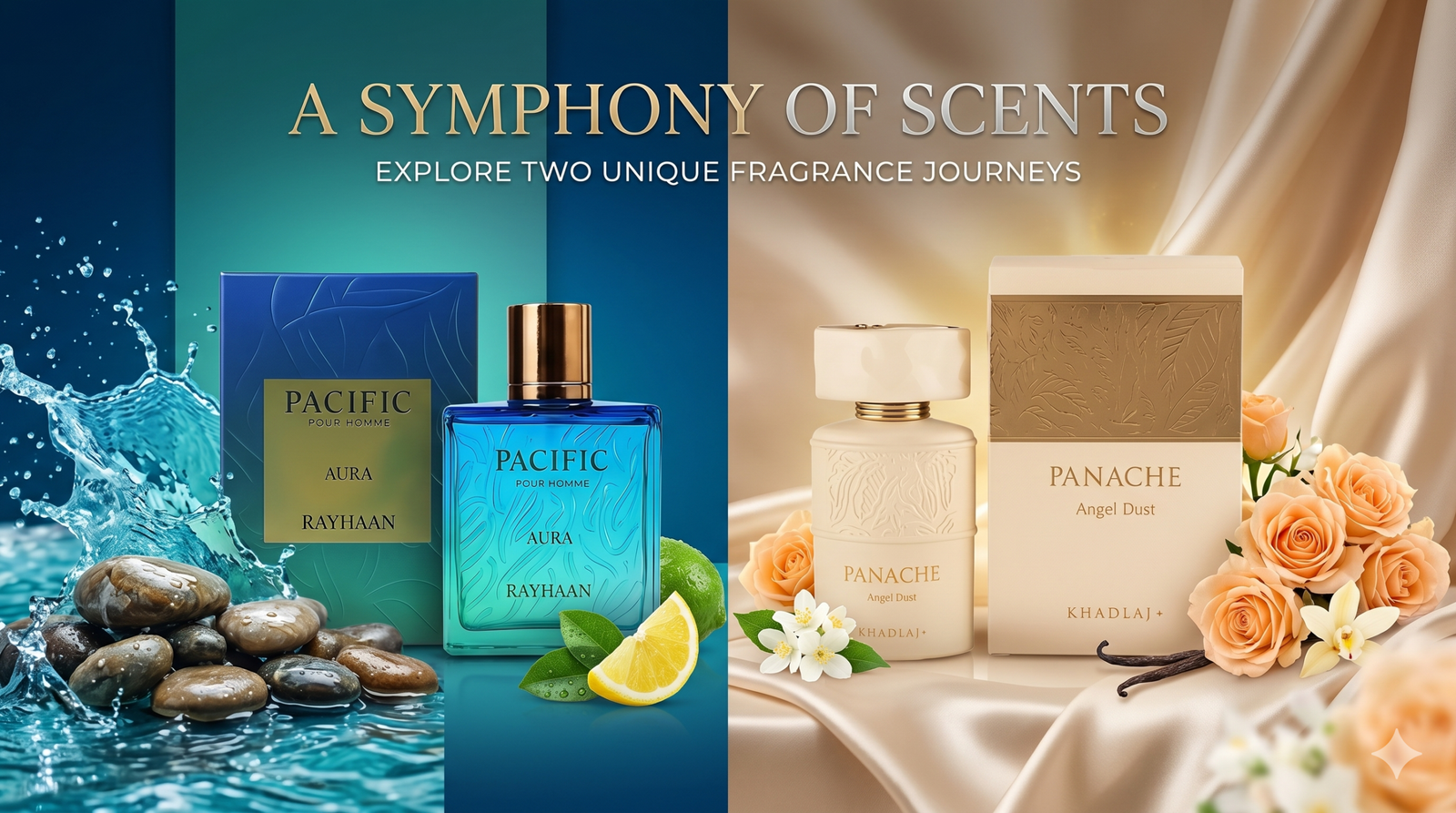 Luxury on a Budget: Khadlaj Panache Angel Dust &amp; Rayhaan Pacific Aura Review