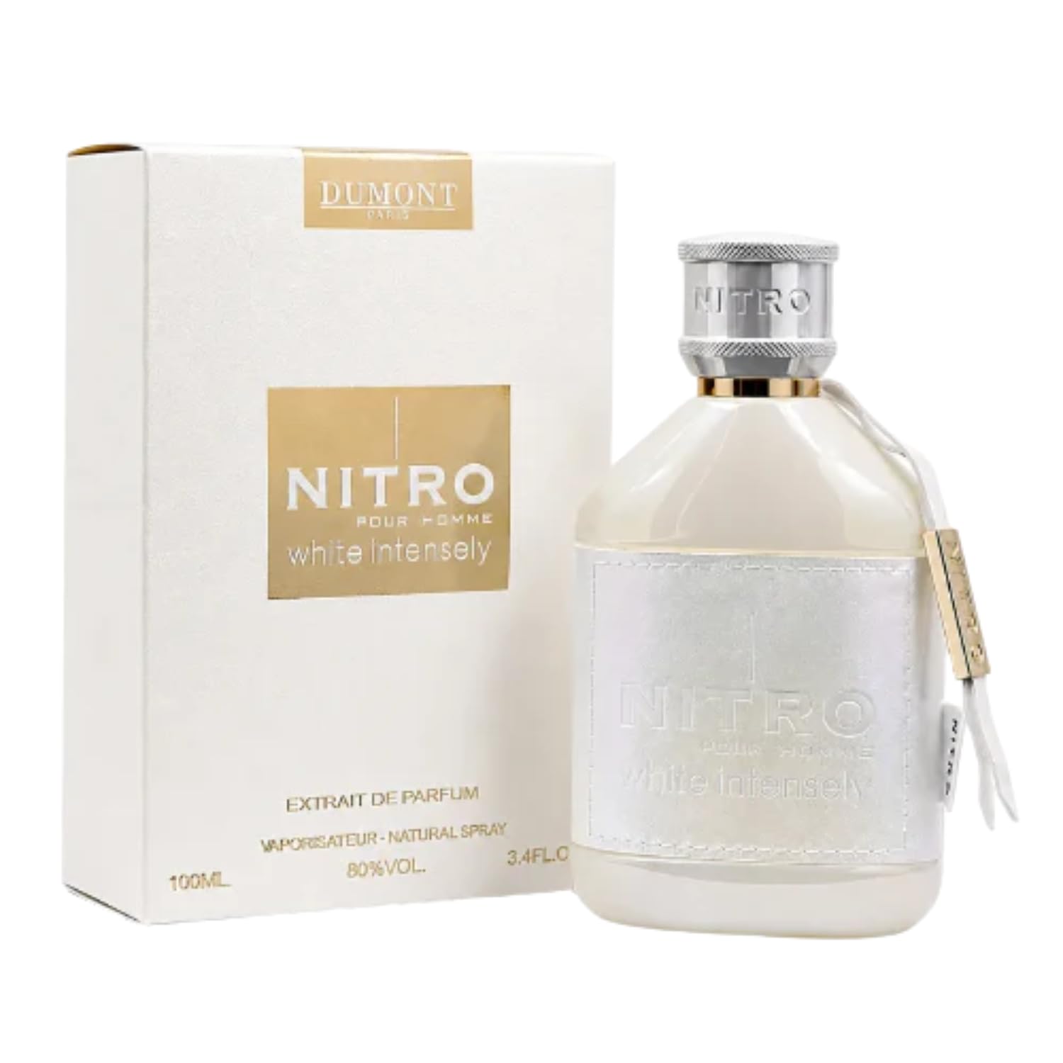 香水(男性用) Dumont Nitro Intense & Nitro White Dumont Nitro White Intensely Extrait De Parfum 3.4 oz Unisex